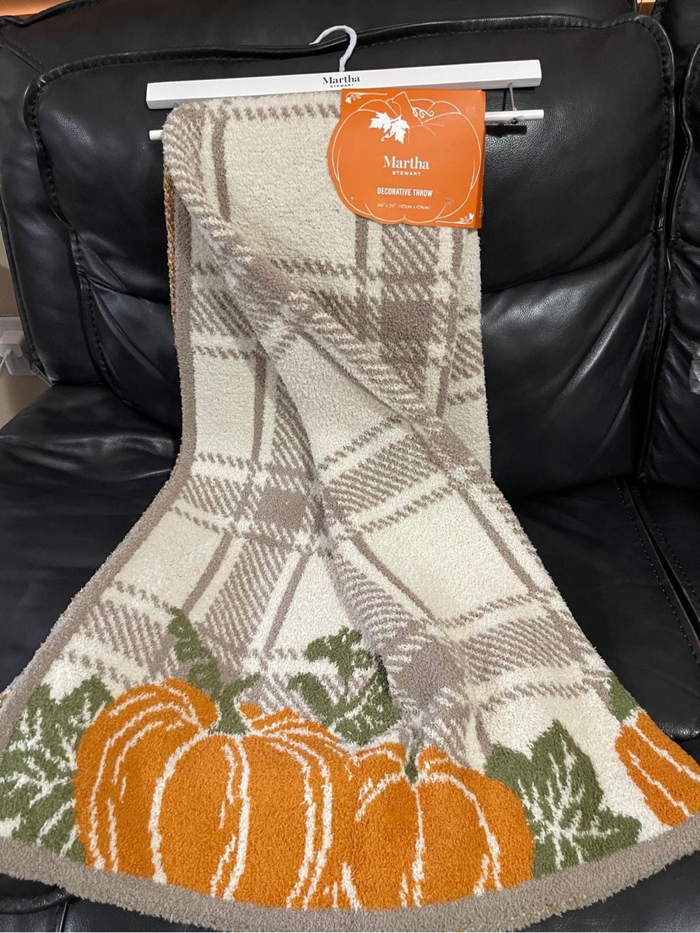 Thanksgiving Martha Stewart Throw - Martha Stewart Pumpkins Throw